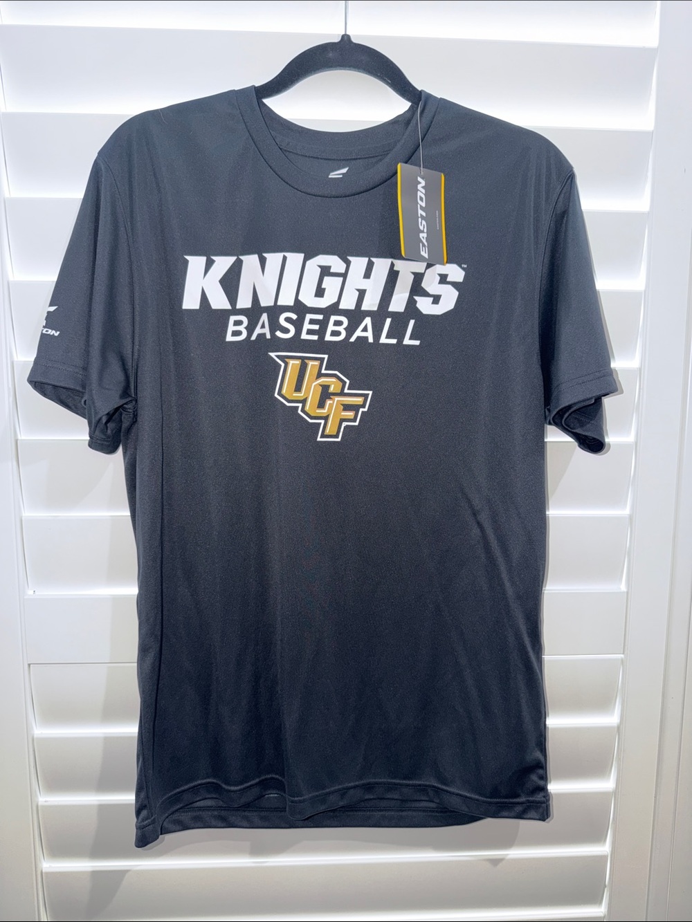 Easton Black Knights Baseball UCF Logo Short Sleeve Tee